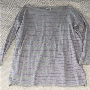 Lou & grey purple and grey lightweight sweater